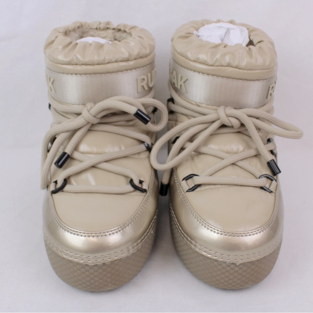 NIB [Rudsak] Mace Metallic Ivory Winter Puffy Moon Boots Women's EU 36/37 / US 6 - Picture 5 of 13